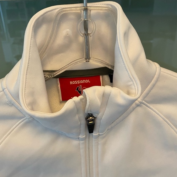 Rossignol fleece lightweight stretch zip jacket- white - Picture 4 of 9